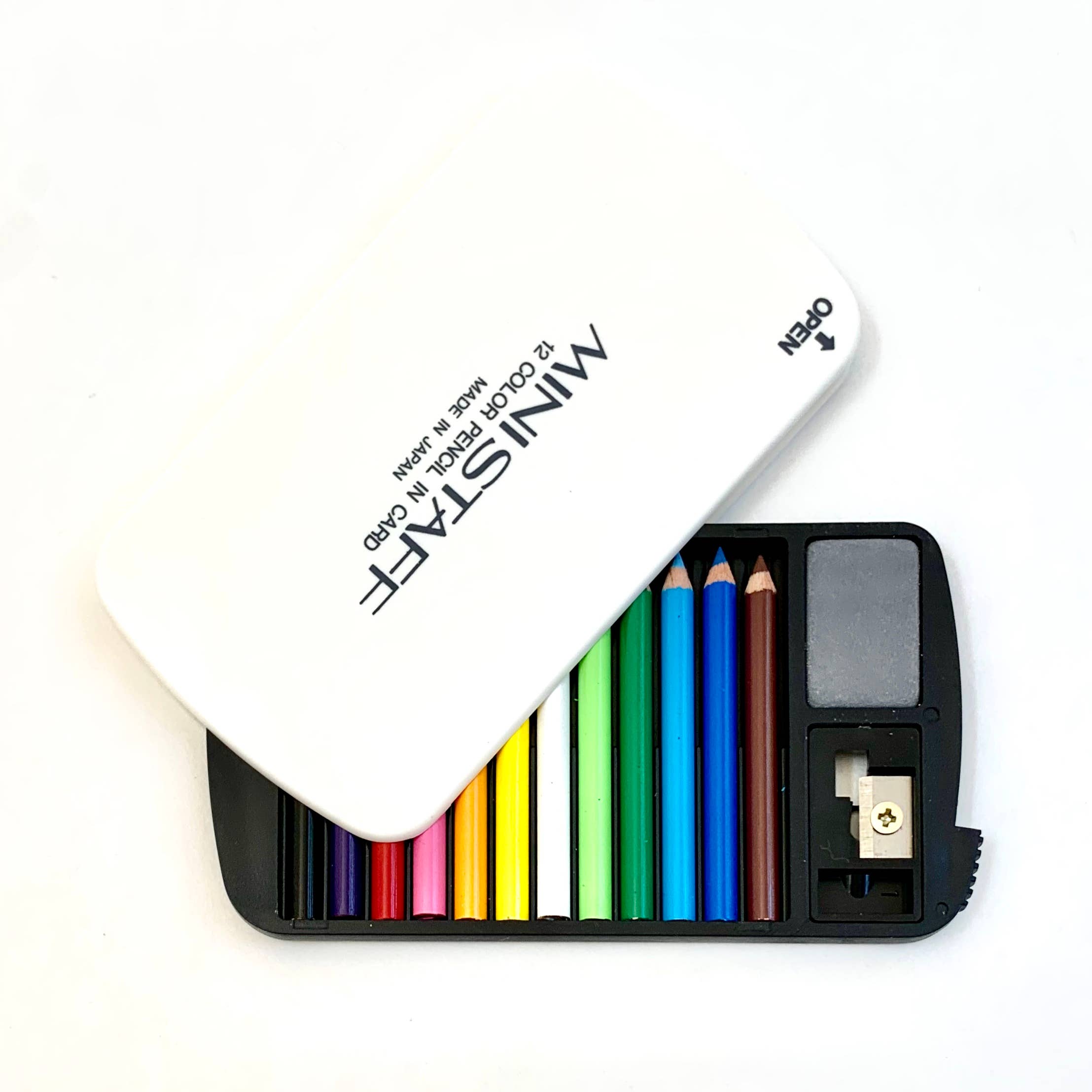 BCmini - Wholesale Pencil - 22133 12 Mini Pencils in White Card Case-113