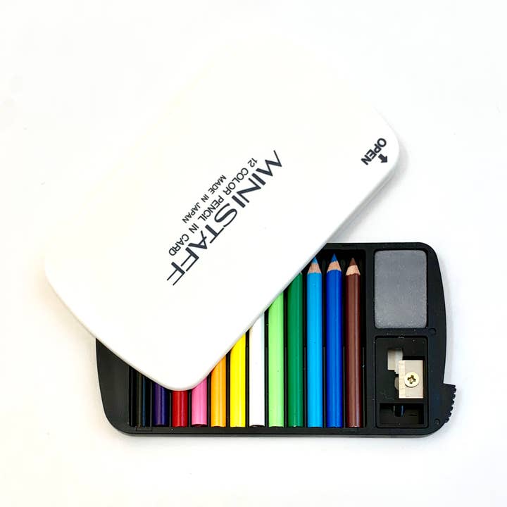 BCmini - Wholesale Pencil - 22133 12 Mini Pencils in White Card Case-113