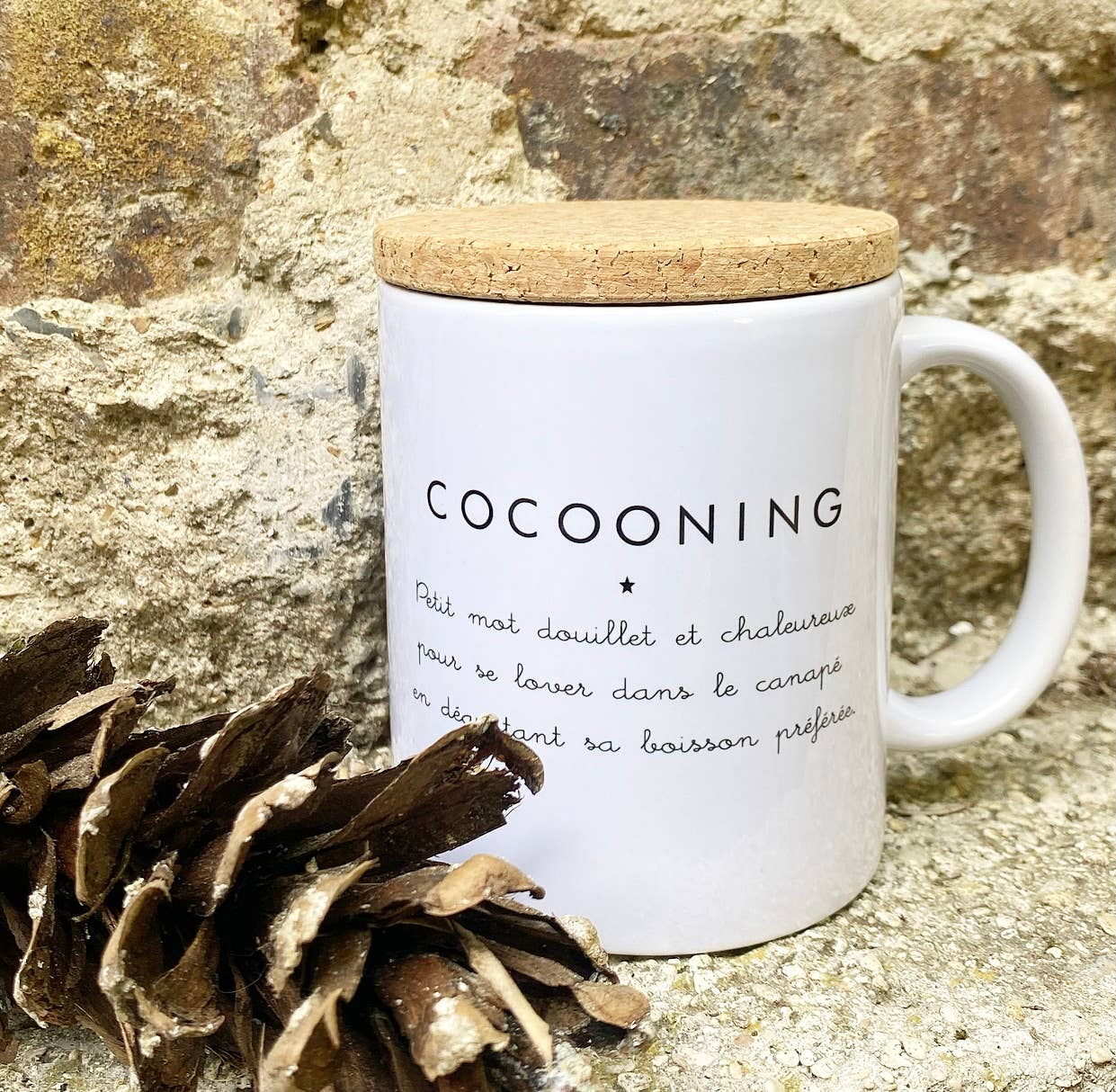 Marcel & Lily - Wholesale Coffee Mug - "Cocooning" mug with cork lid1