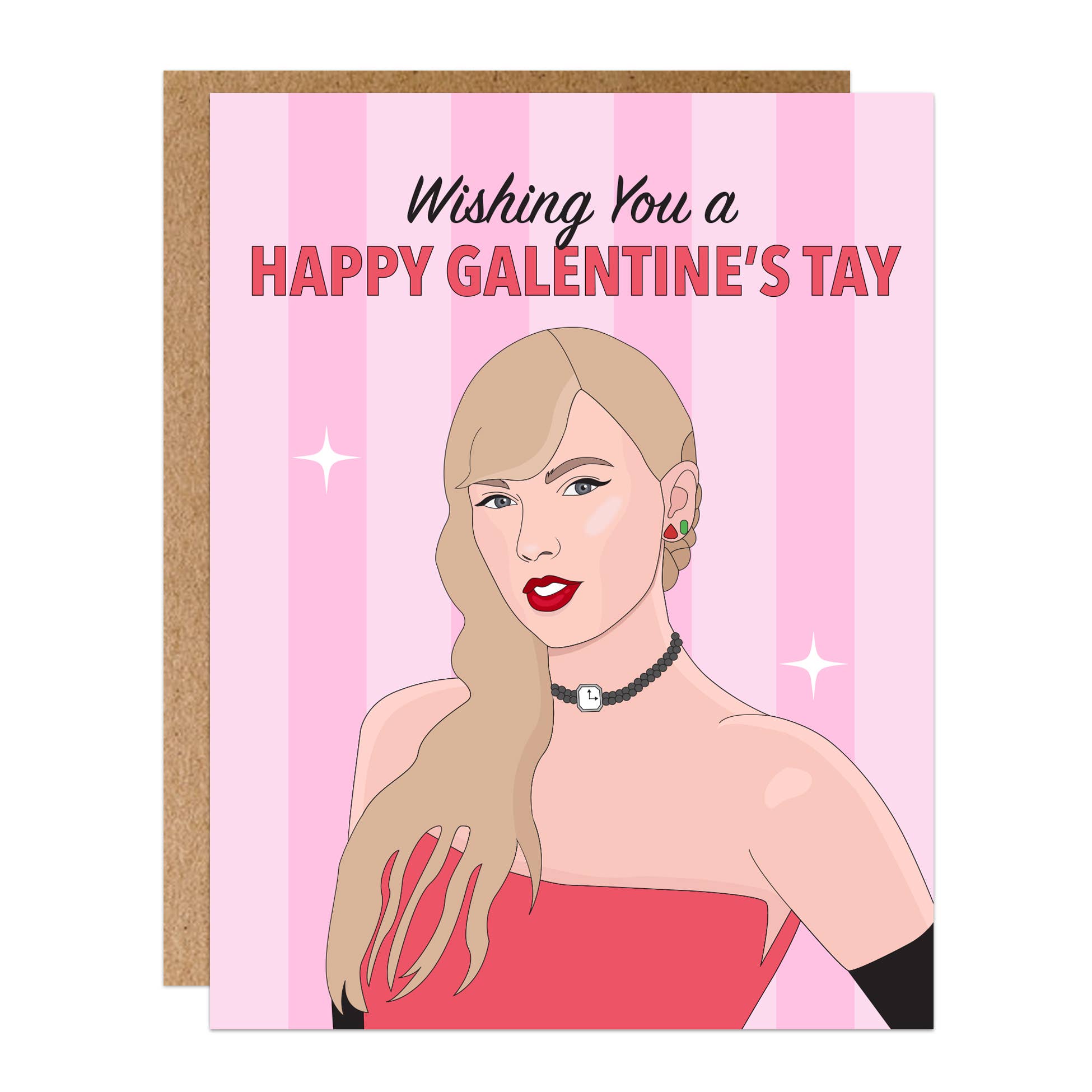 Poppermost Prints – wholesale Alla hjärtans dag-kort – Taylor Galentines Tay-kort0