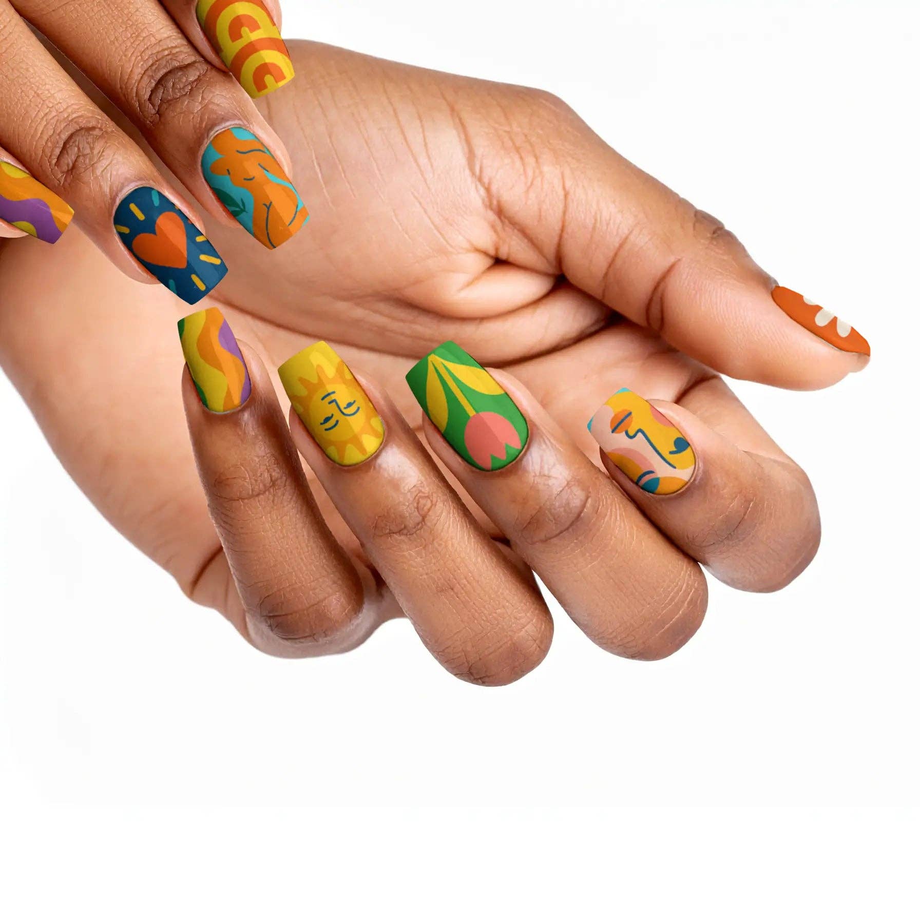 FYNE BODY - Wholesale Press-on/fake nails - Splat-tastic Canvas Creativity Press-On Nails86