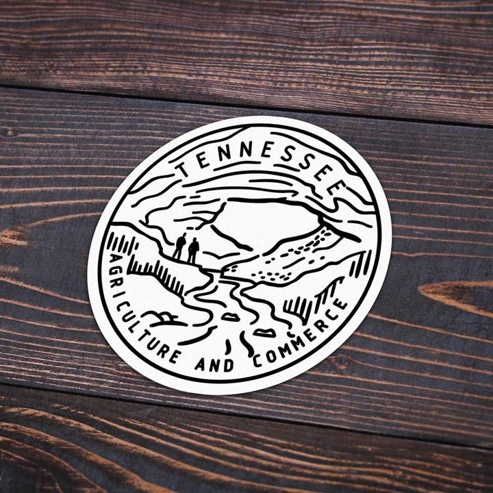 Tennessee Sticker for wholesale by Albion Mercantile Co.