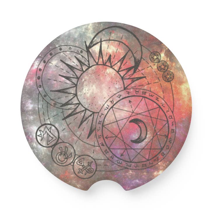 Chariot Potion Perch - Gribouillage Cosmique pour la vente par The Dreaming Quill