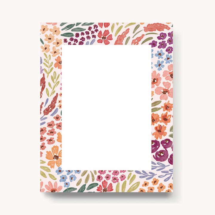 Countryside Blooms Blank Notepad for wholesale by Elyse Breanne Design
