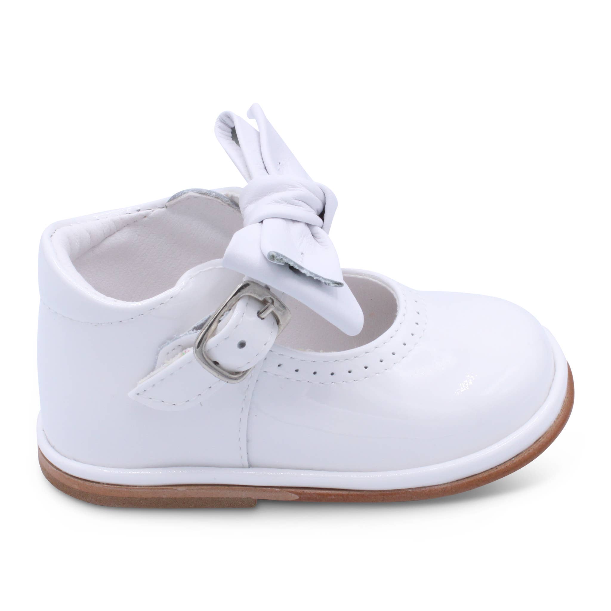 Borboleta – wholesale Dress shoes – Kids – Girls Patent Bar Shoes with Removable Knotted Bow12