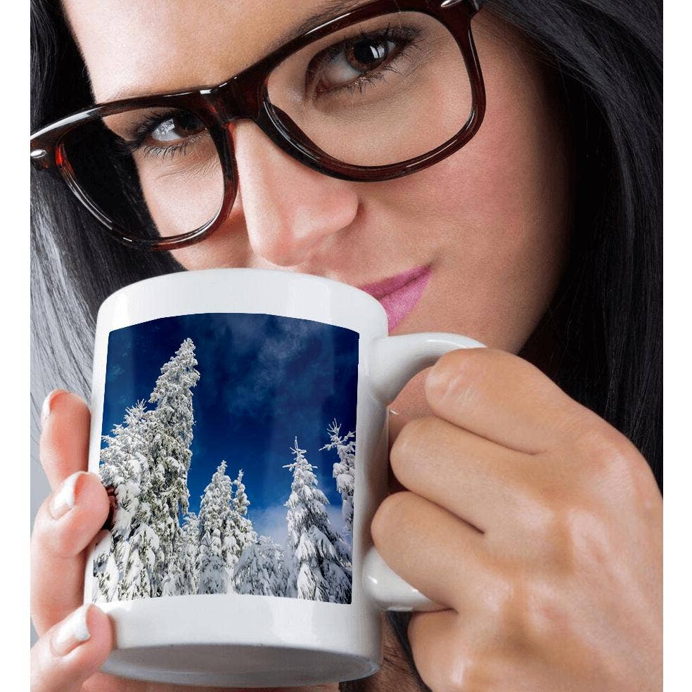 3dRose – wholesale Coffee mug – 3dRose, Snowy forest in the NP Bavarian Forest in winter. Bavaria, Germany, Mug9