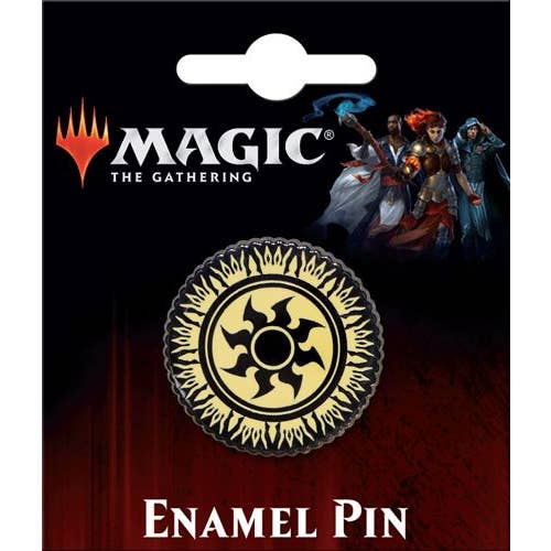 Magic the Gathering White Plains Mana Enamel Pins for wholesale by Ata-Boy