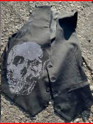 Gilet Skull per la vendita all'ingrosso da parte di Stefano Ghilardi