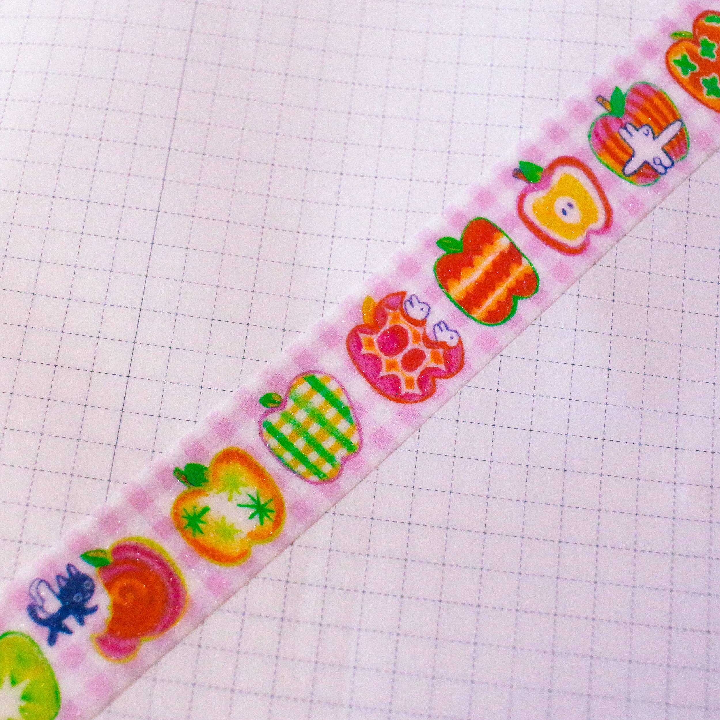 Odd Rabbits - Wholesale Washi Tape - 'Special Apples' Glitter Washi Tape2