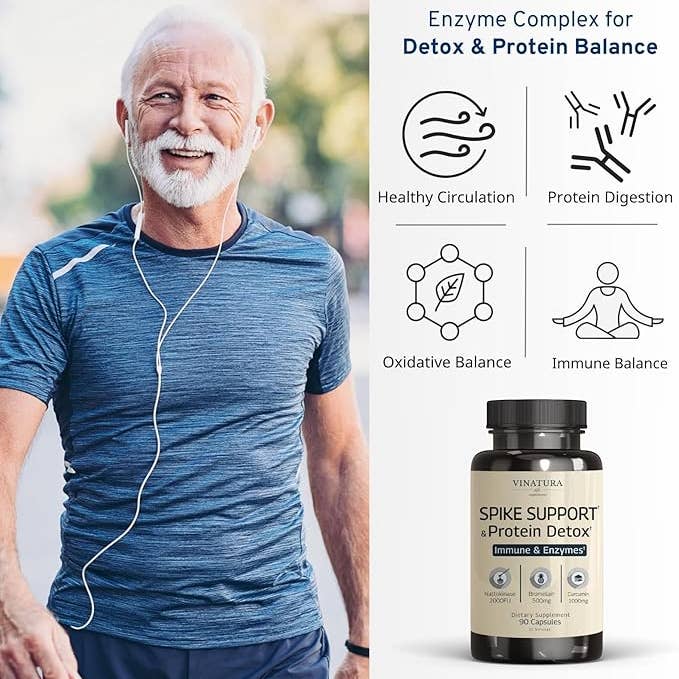 VINATURA SUPPLEMENTS - Wholesale Oral Supplement/Vitamin - Spike Support - Nattokinase, Bromelain, Curcumin3