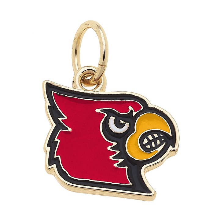 Louisville Cardinals Logo-Anhänger aus Emaille für den Großhandel von Canvas Style