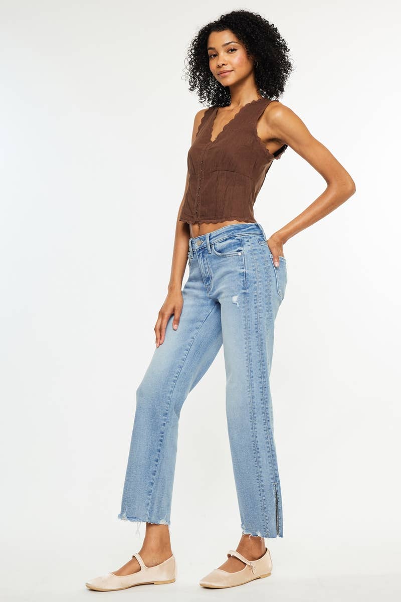 MEDIUM OPEN PACK MID RISE STRAIGHT LEG JEANS-KC3310M for wholesale on Faire3