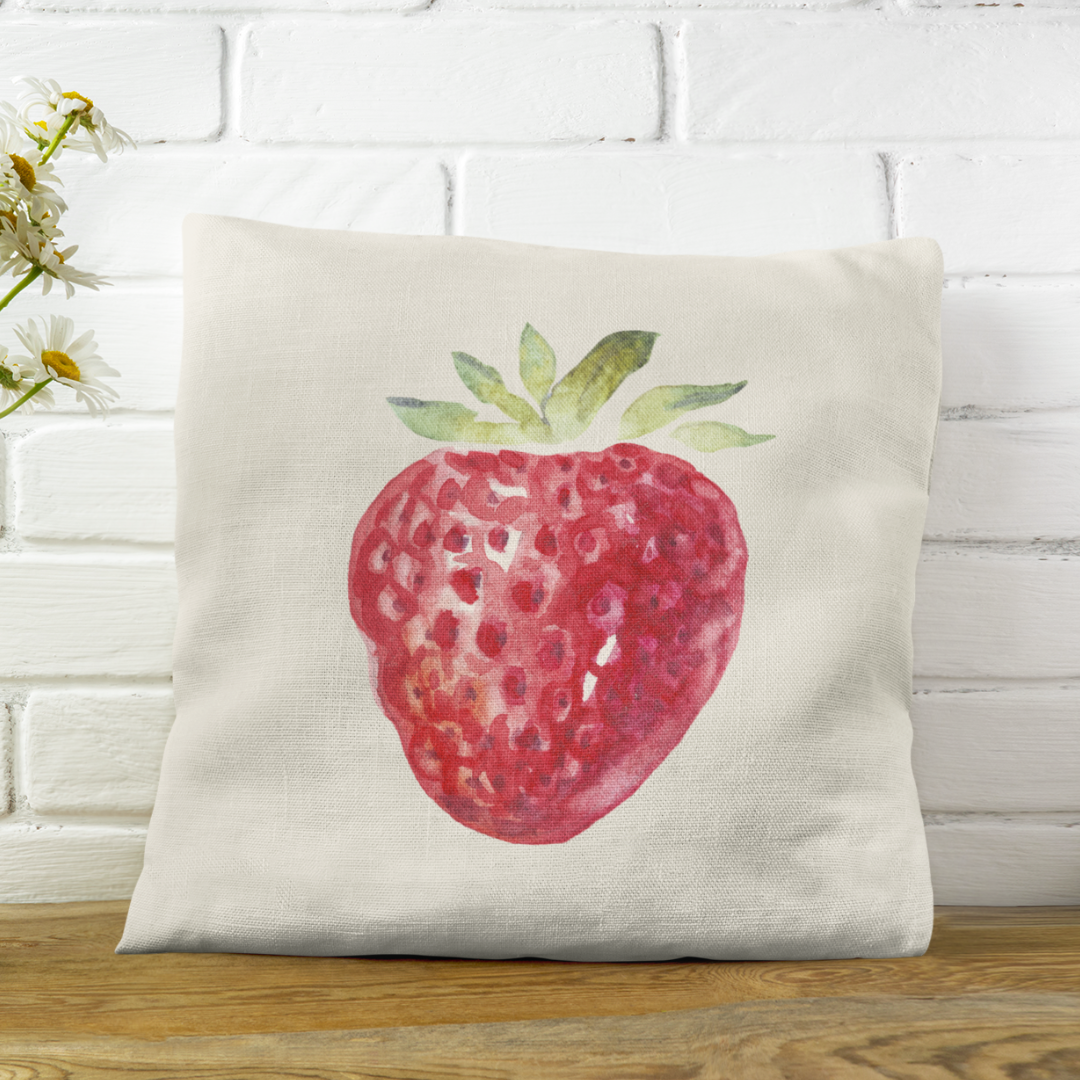 Go Charlotte - Wholesale Throw Pillow Cover - Strawberry Pillow Cover3