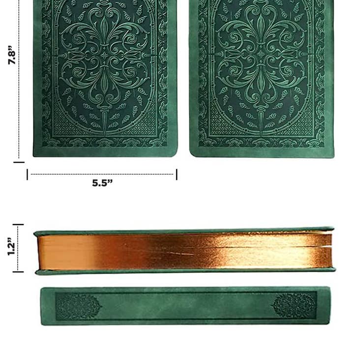 Victoria's Journals - Wholesale Journal/diary - Victoria's Journals Vintage Style Diary Hard Cover (Green)6