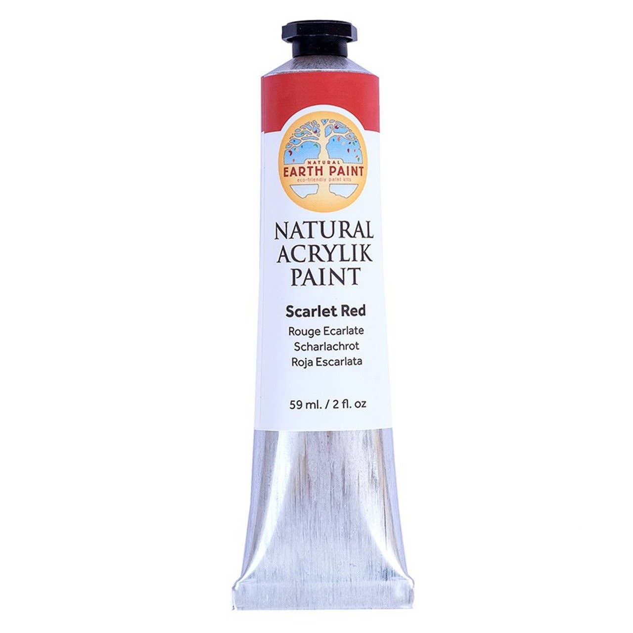 Natural Earth Paint EU - Vente Peintures acryliques - Peinture acrylique naturelle - Rouge écarlate0