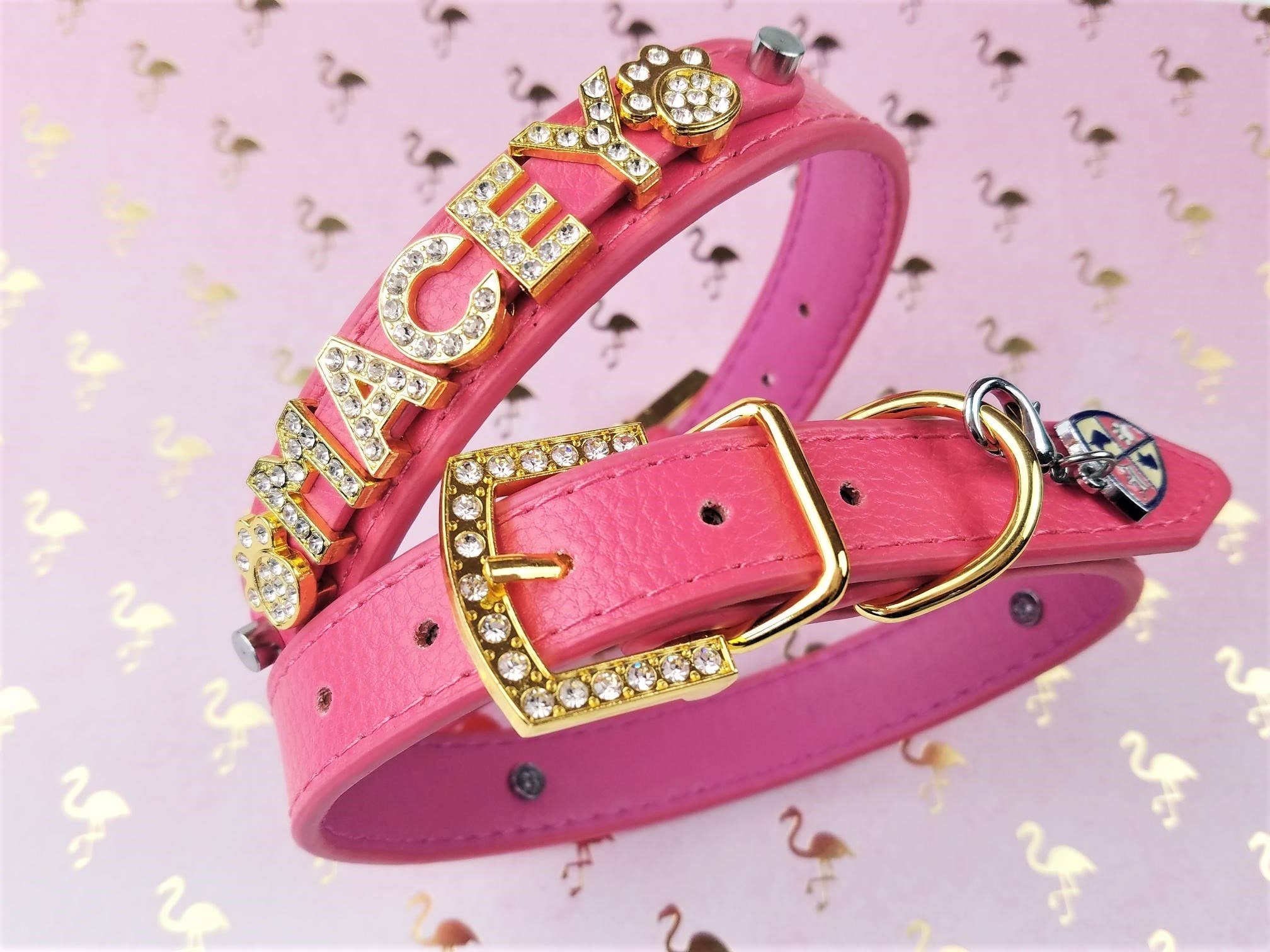 House of FurBaby - Wholesale Pet Collar - Cat/Dog - Personalized Pet Collar | Gold Luxe - 6 color choices1