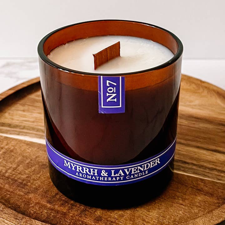 No. 7 - Candela per aromaterapia | Mirra e lavanda - Grand per la vendita all'ingrosso da parte di Aura42® Apothecary