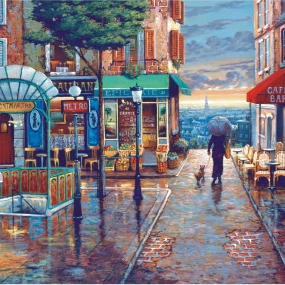 Promenader under regnet 1000 bit pussel för wholesale av Wuundentoy