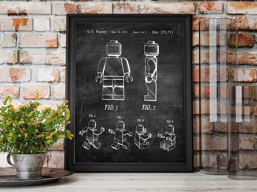 Fresh Prints of CT - Wholesale Art Print - Lego Man 1979 Patent Art Print  - Toys and Games4