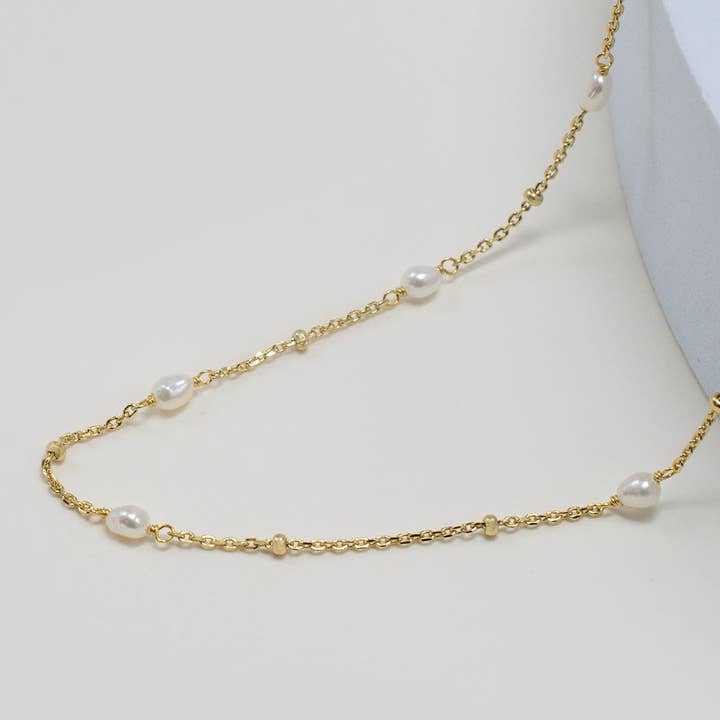 Glat operatør halskæde for engroshandel hos Splash Jewelry & Accessories