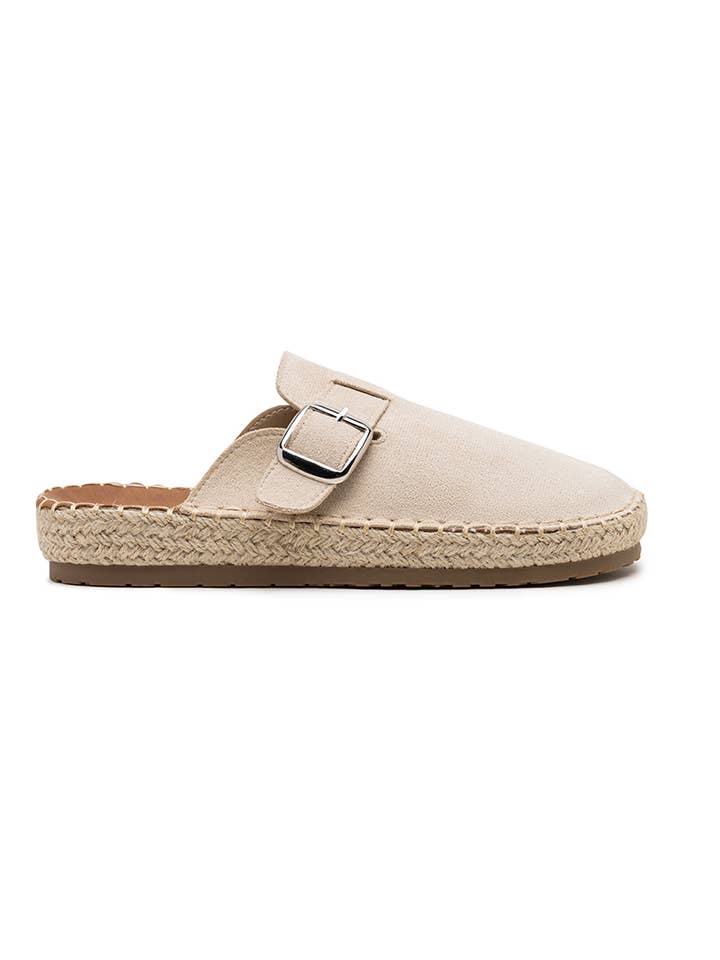 LADY GLORY - Wholesale Mules - Women's - Espadrille mules with buckle – Casual elegance