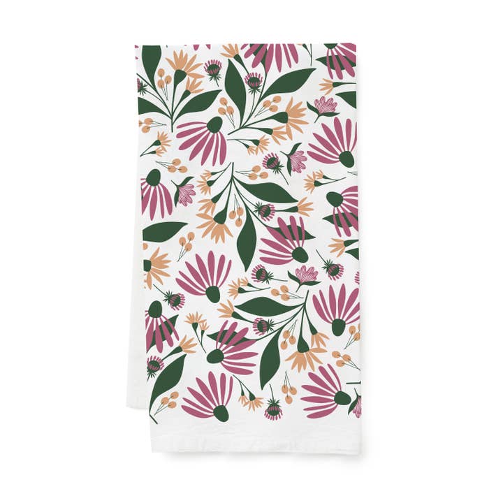 Spring Florals Tea Towel | Kitchen Decor for wholesale by HAZELMADE® Tea Towels + Gifts