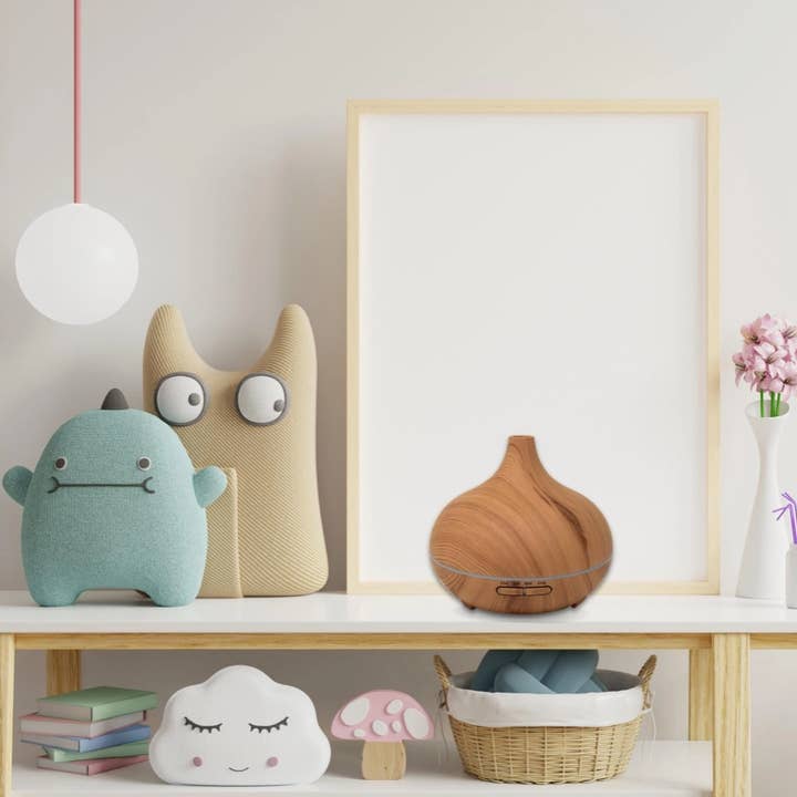 Belle Aroma® - Wholesale Electronic Diffuser - Bamboo Teardrop Ultrasonic Diffusers + Clary Sage Bundle7