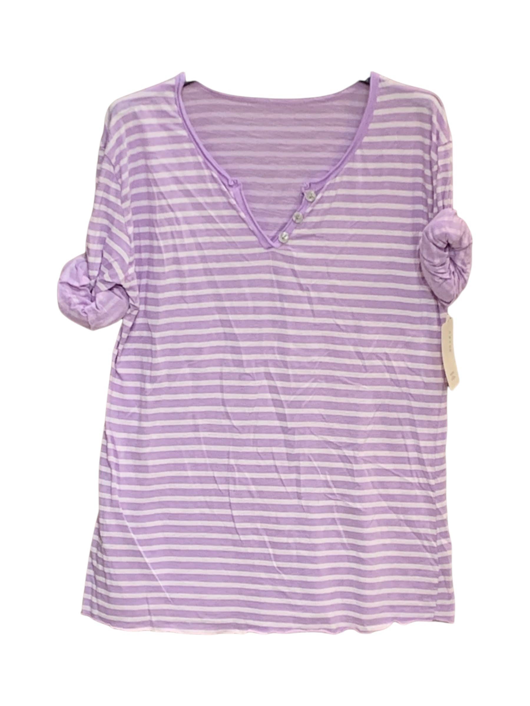 Moonsun - Wholesale T-Shirt - Women's - Marine striped cotton top6
