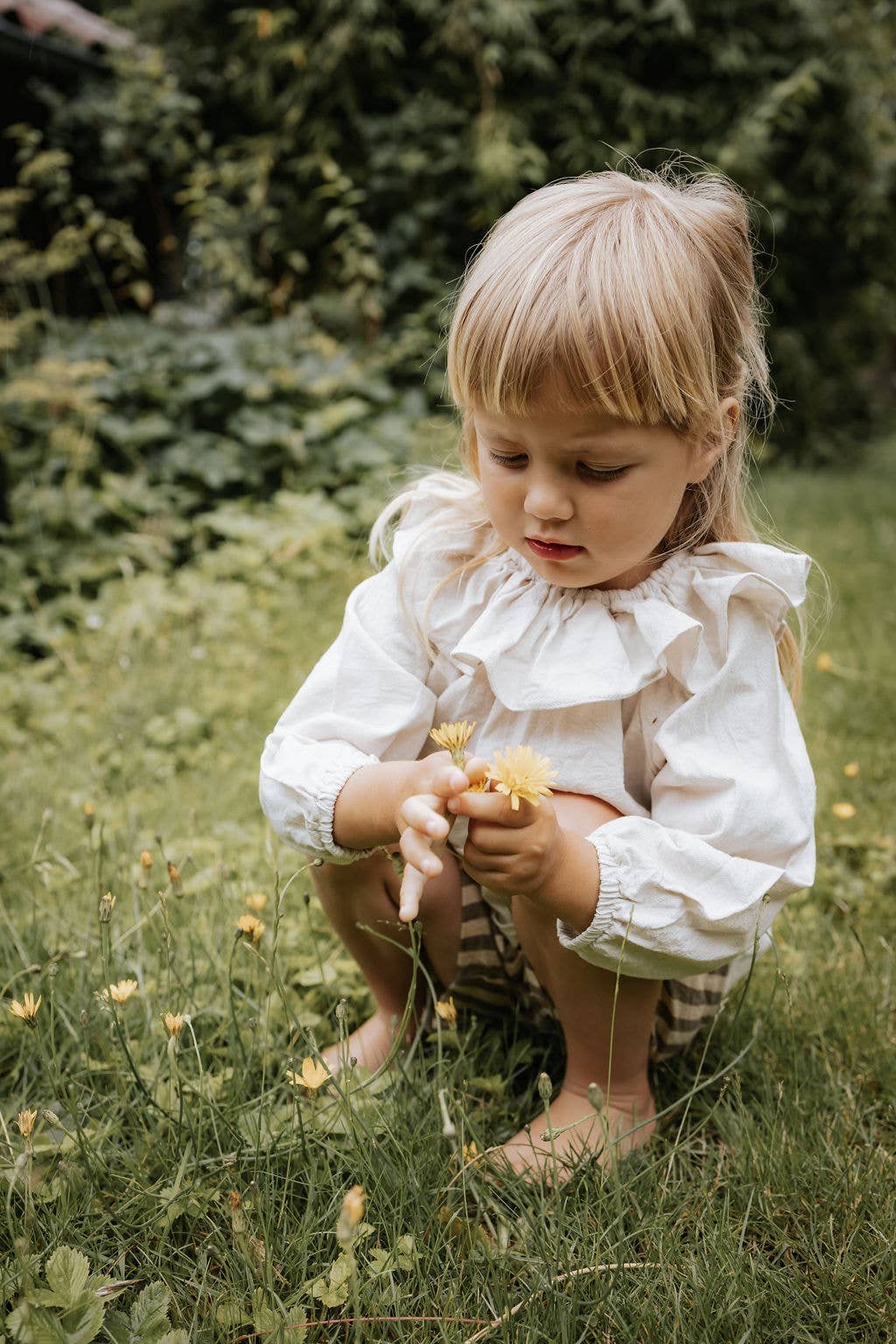 Annie & Charles – wholesale T-shirt – Kids – Annie & Charles® LISA linen blouse with collar12