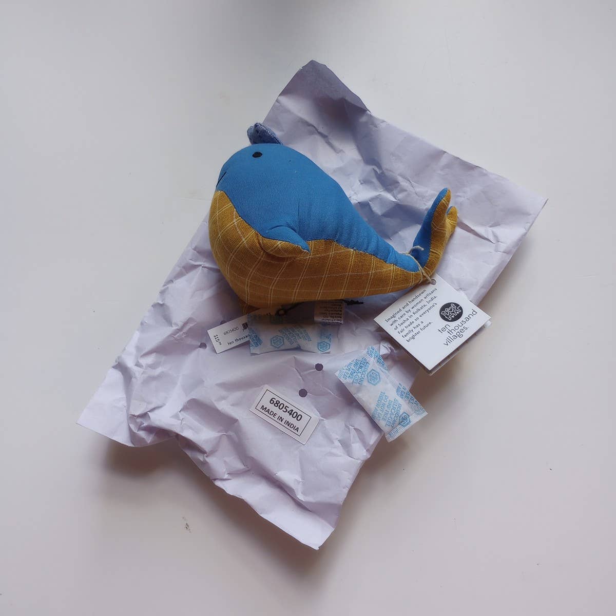 Ten Thousand Villages - Wholesale Stuffed/Plush Toy - Kids & Baby - Fair Friend - Willow Whale *5