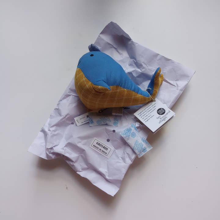 Ten Thousand Villages - Wholesale Stuffed/Plush Toy - Kids & Baby - Fair Friend - Willow Whale *5