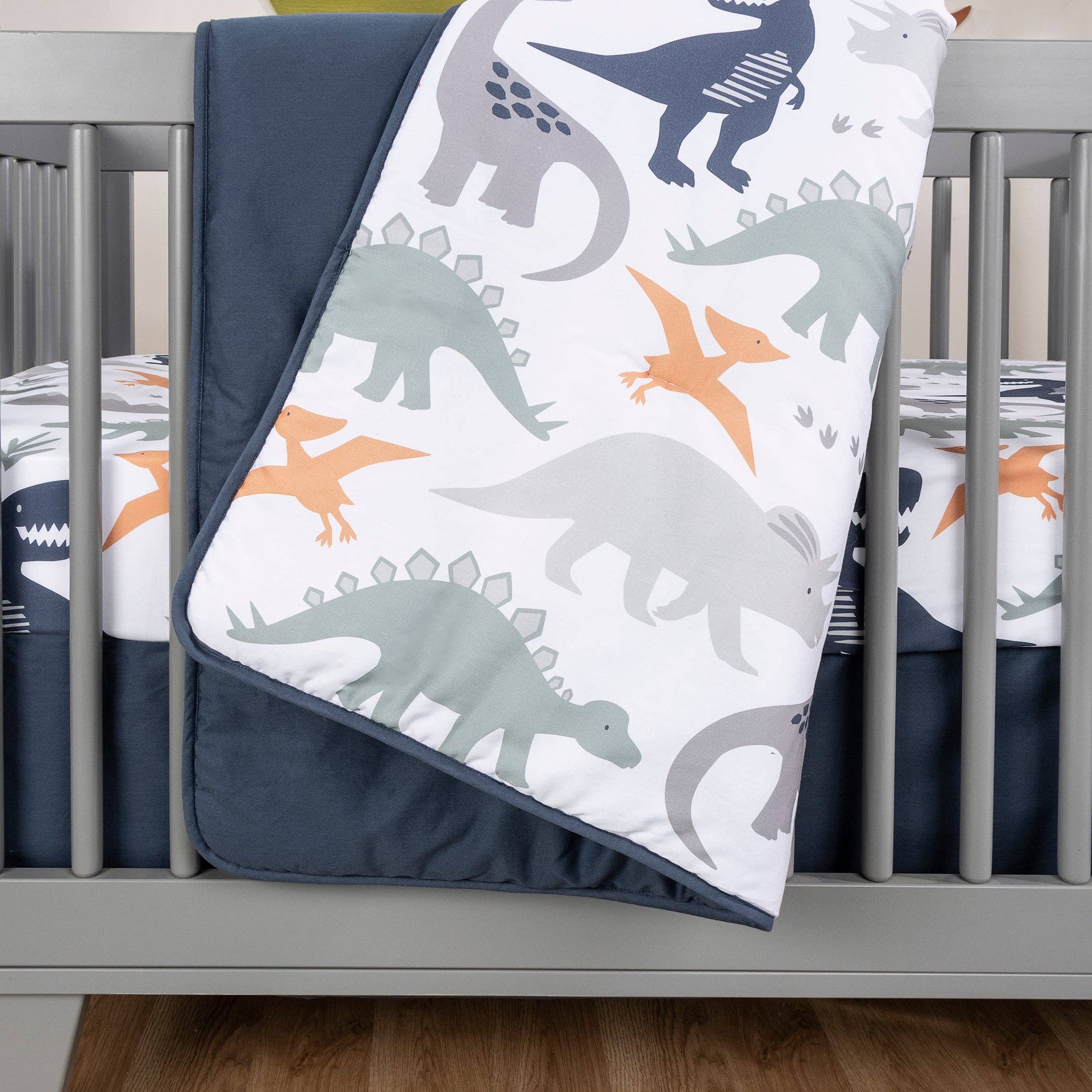 Trend Lab - Wholesale Bedding Set - Kids & Baby - Prehistoric Dino’s 3 Piece Crib Bedding Set12