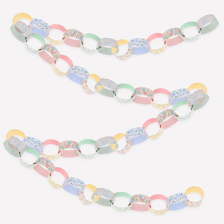 Meri Meri x Liberty Scalloped Paper Chains Set for wholesale by Meri Meri
