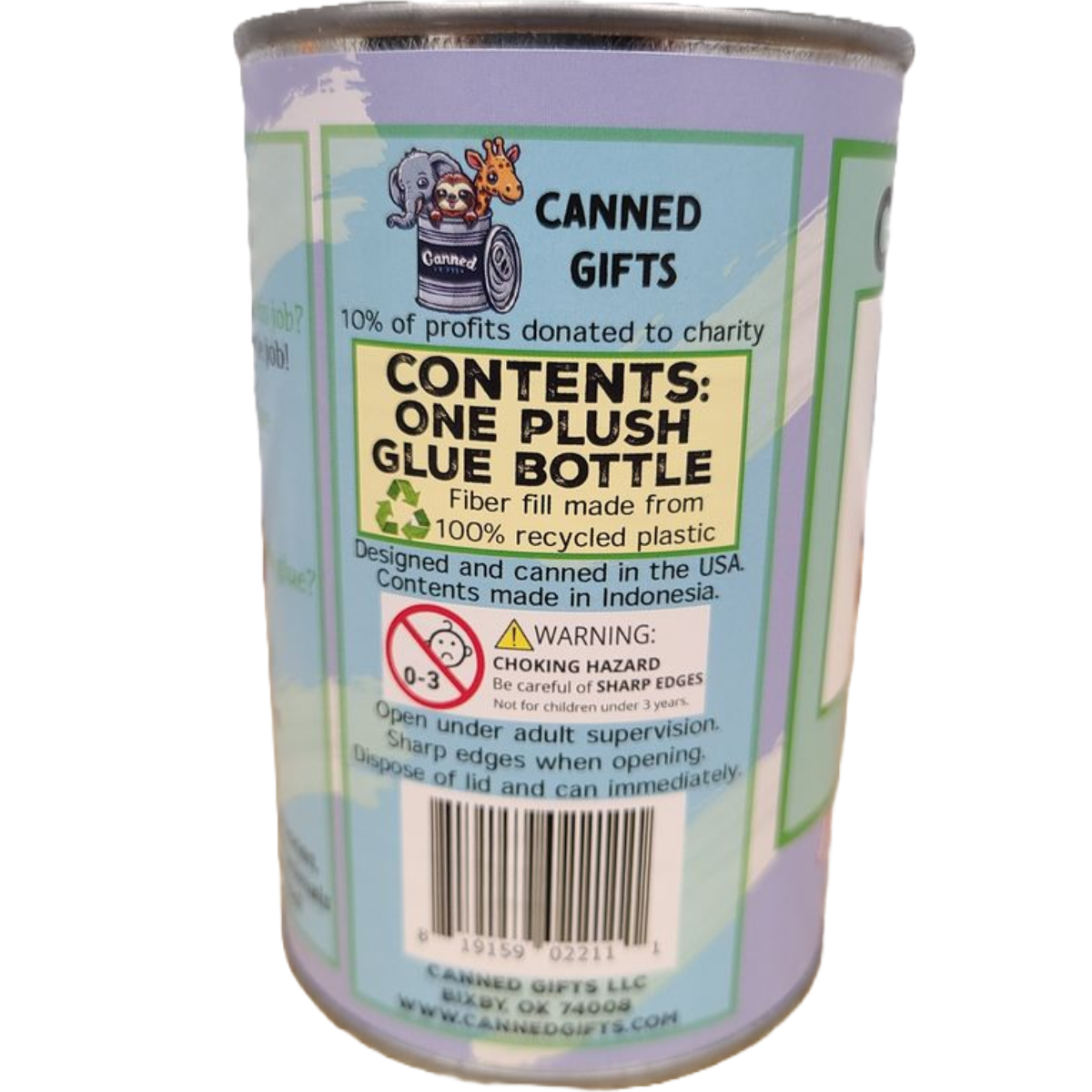 Canned Gifts – wholesale Gag gift/novelty gift – Canned Glue Bottle Teacher School Gift in Can w/Funny Jokes5