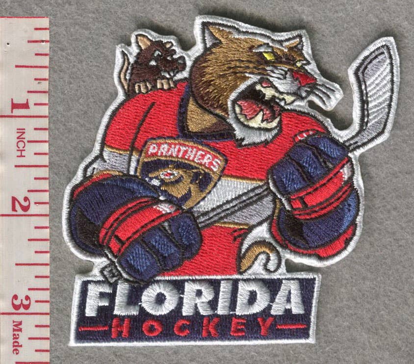HEDi – wholesale Lapp – Florida Panthers maskotmärke 3,125”B x 3,5”H (Inte ett påstrykbart märke)1