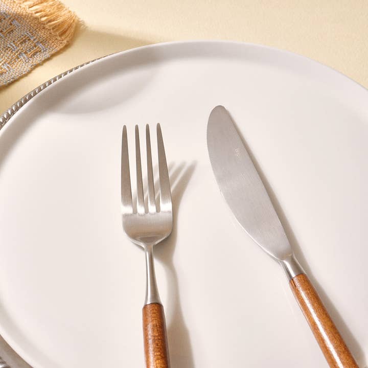 Korea Table - Wholesale Assorted Cutlery Set - Honey Maple Cutlery13