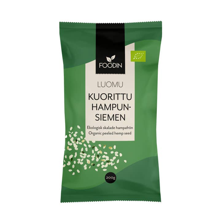 Foodin - Vendita all'ingrosso Semi/Chicchi - Semi di canapa pelati, biologici 200g