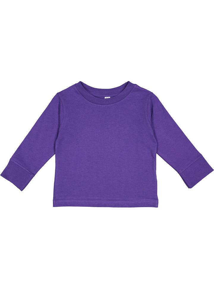 Total Apparel - Wholesale T-Shirt - Kids - Rabbit Skins Toddler Long-Sleeve Blank T-Shirt | 33118