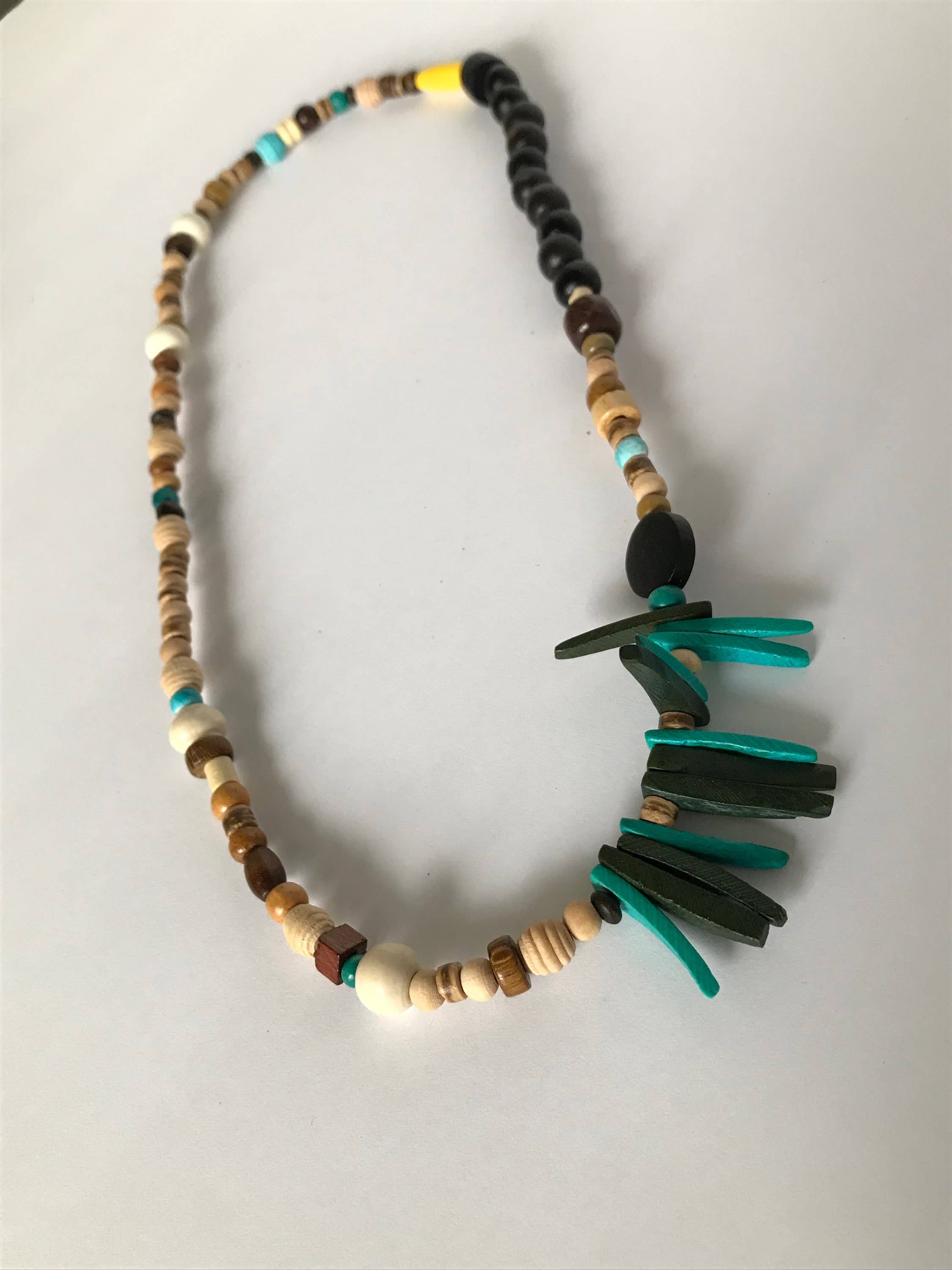 Mary Lindseth Art - Wholesale Beaded/Pearl Necklace - "Gigi" asymetrical beaded necklace3