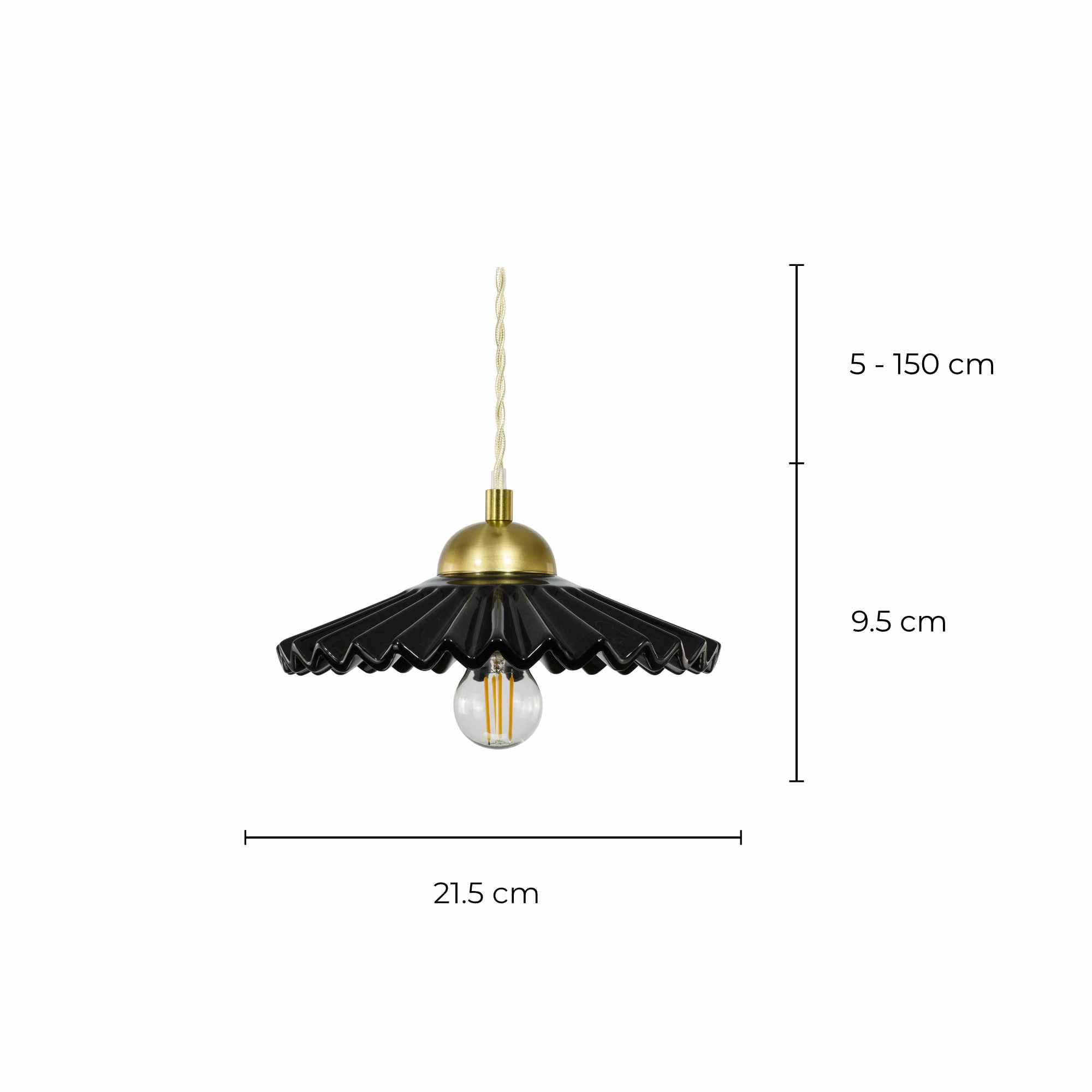 C-Création - Wholesale Chandelier/Hanging Light - Colored ceramic pendant and Babouchka textile cord22