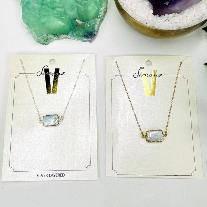 Crystal Pearl Necklace for wholesale by Rock Paradise