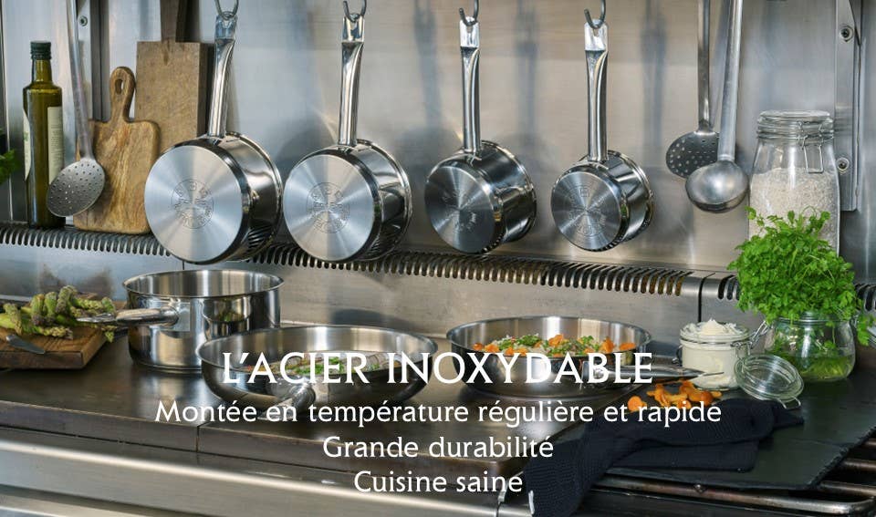 Cuivres de France-Baumalu - Wholesale Cooking Pot - Mini Dutch Oven 10 X 6.5cm Stainless Steel Look1