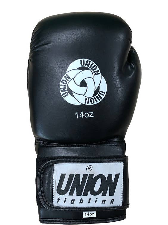 Luvas de boxe Union Fighting pretas por atacado de UNION fighting