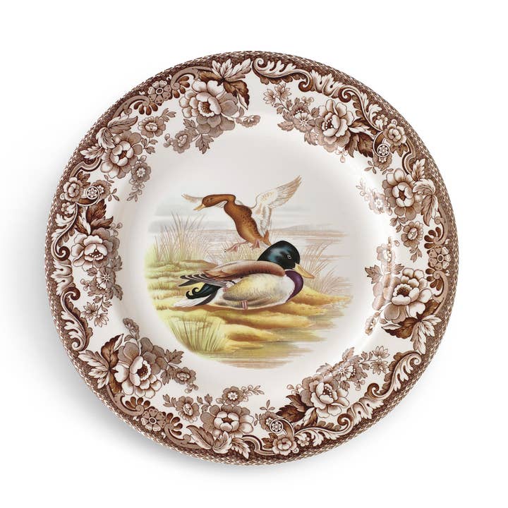 Woodland SOUP PLATE 9" MALLARD for wholesale by Portmeirion, Spode, Pimpernel, Nacthmann, Wrendale Designs