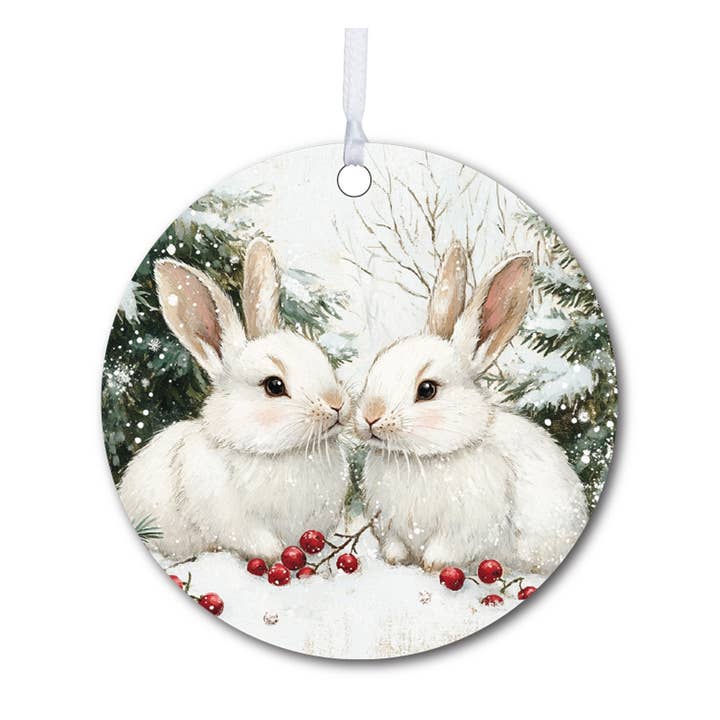 LifeSong Milestones - Wholesale Ornament - Christmas Bunny Ornament for Home Holiday Decor0
