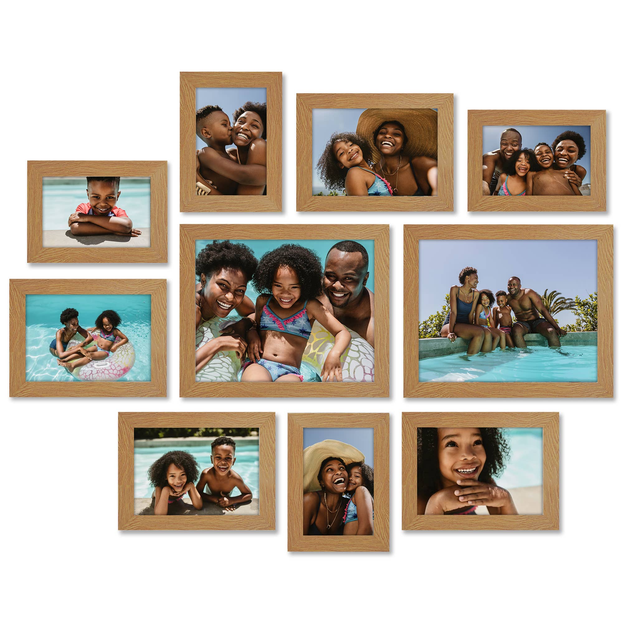 Americanflat - Wholesale Picture Frame - Americanflat 10 Piece Gallery Wall Frames 8x10 5x7 4x615