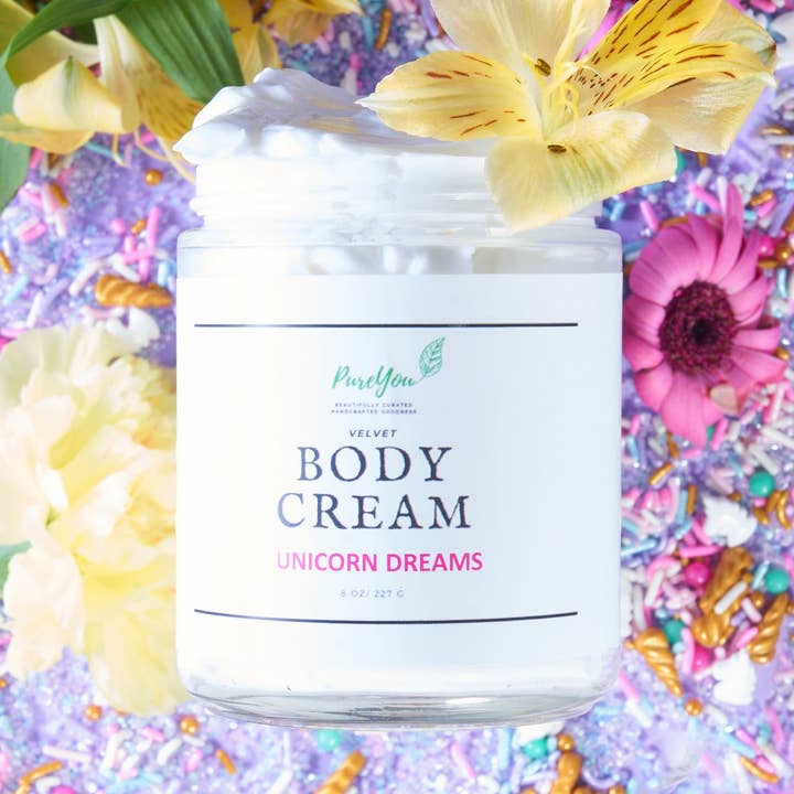 Unicorn Dreams Velvet Body Cream for wholesale by PureYou handmade