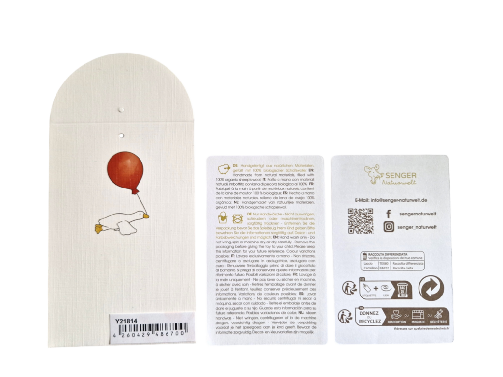 Senger-Naturwelt - Wholesale Stuffed/Plush Toy - Kids & Baby - Floppy animal Dog, small| white & beige4