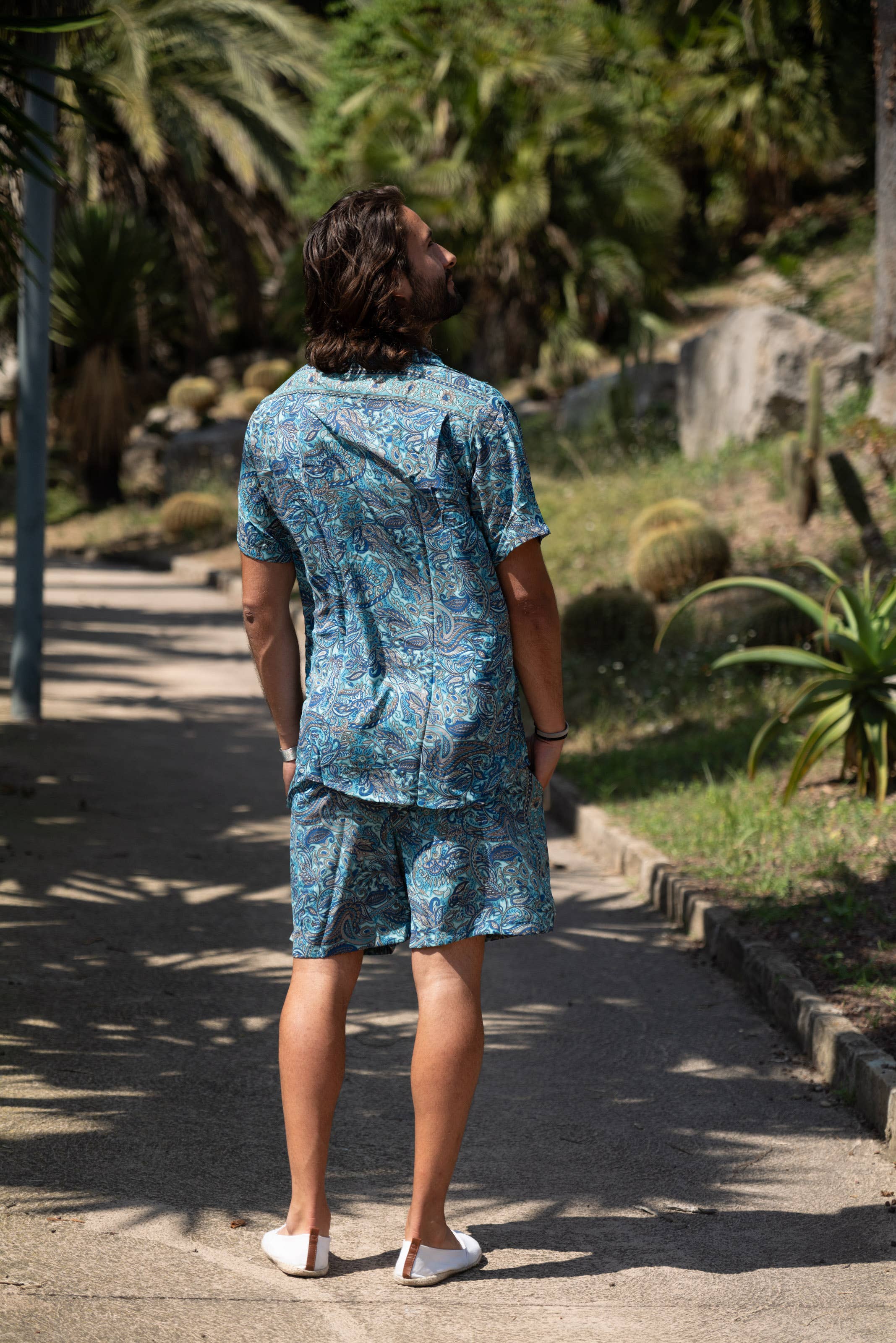 Arena Formentera - Wholesale Top & Short Set (NOT Loungewear) - Men's - Bohemian shirt+shorts set - Last units!13