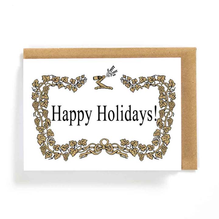 Carte Henny Happy Holidays pour la vente par HotAvocado.com